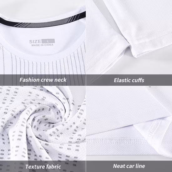 Оптовая продажа футболка 89% полиэстер 11% спандекс Мужская спортивная одежда обычная футболка с логотипом мужская футболка