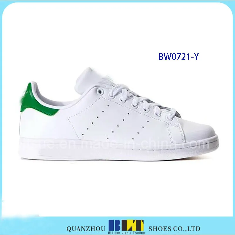 Горячая Распродажа, брендовая повседневная обувь из кожи белого цвета Stan Smith